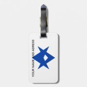 Luggage Tag with Flag of Toyota City ラゲッジタグ (裏面縦)