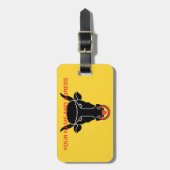 Luggage Tag with Flag of Uri, Switzerland ラゲッジタグ (正面縦)