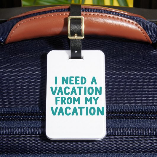 Luggage tags funny, funny quote ラゲッジタグ (正面インサイチュ2)