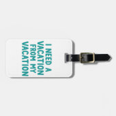 Luggage tags funny, funny quote ラゲッジタグ (正面横)
