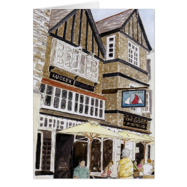 「Lugger (Fowey)」カード (正面)