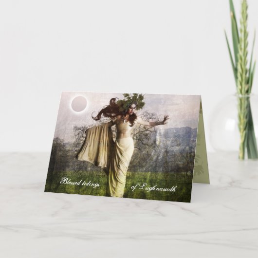 Lughnasadhの賛美された知らせ シーズンカード (正面)