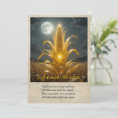 Lughnasadh Lammas Greeting Card サンキューカード (スタンド正面)