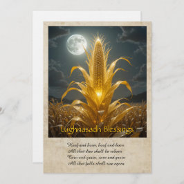 Lughnasadh Lammas Greeting Card サンキューカード