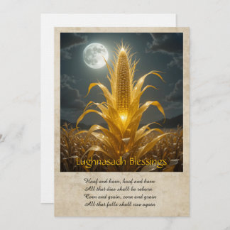 Lughnasadh Lammas Greeting Card サンキューカード