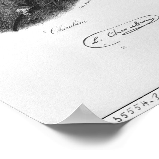 Luigi Cherubini and Nicolas Marie Dalayrac ポスター (角)