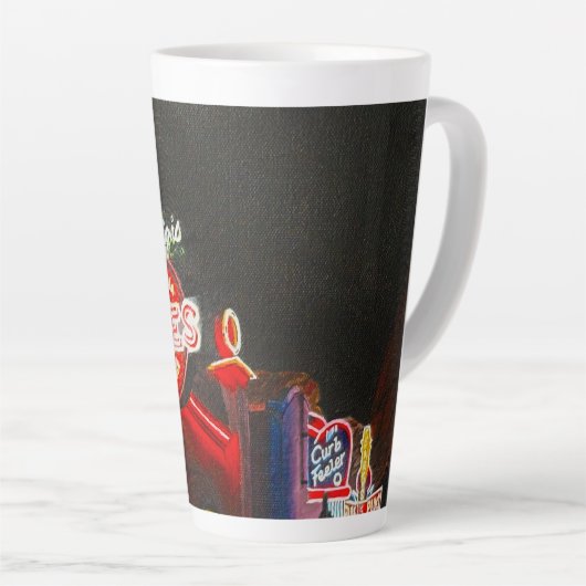 Luigi's Tires カフェラテマグ (右アングル)