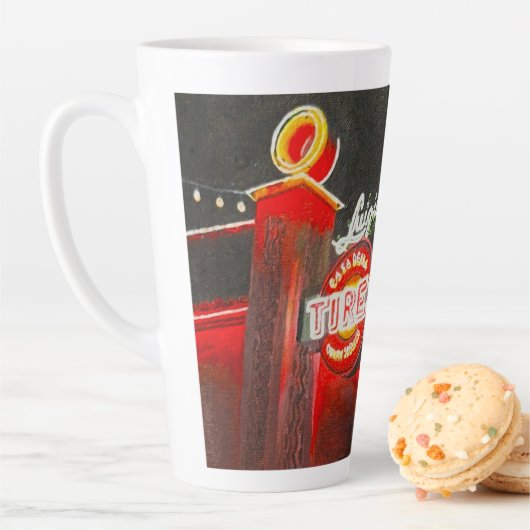 Luigi's Tires カフェラテマグ (インサイチュ)