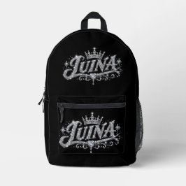 LUINA ラグジュアリーダイヤモンドクラウン オーダーメイド 名前入りギフト プリントバックパック