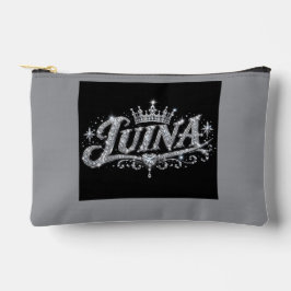 LUINA ラグジュアリーダイヤモンドクラウン オーダーメイド 名前 ギフト アクセサリーポーチ