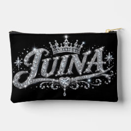 LUINA ラグジュアリーダイヤモンドクラウン オーダーメイド 名前 ギフト アクセサリーポーチ