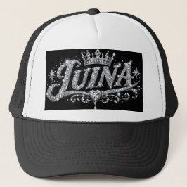 LUINA ラグジュアリーダイヤモンドクラウン オーダーメイド 名前 ギフト キャップ