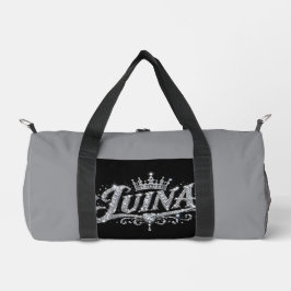 LUINA ラグジュアリーダイヤモンドクラウン オーダーメイド 名前 ギフト ダッフルバッグ