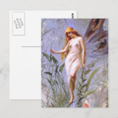 Luis Ricardo Falero：リリー・フェアリー ポストカード (正面/裏面)