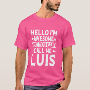 Luis Surname呼び出し私ルイス家族チーム姓Lu Tシャツ