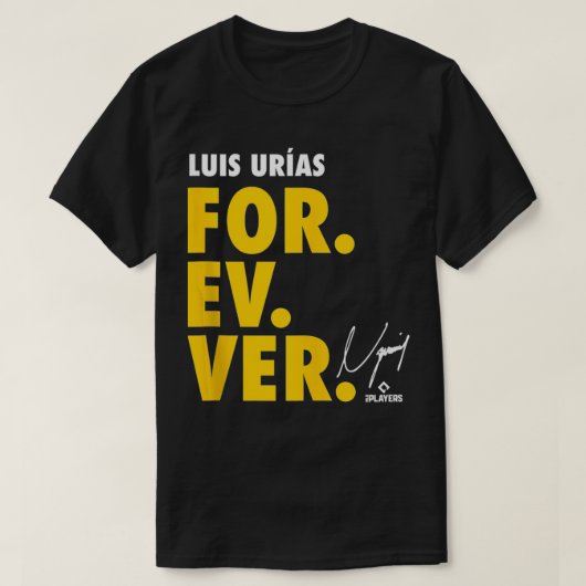 Luis Urias Forever Baseball Sports Apparel Tシャツ (デザイン正面)