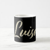 Luisa white gold Handwriting Tasse Kaffeetasse コーヒーマグカップ (中央)