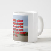 Luke 11:13 WEBU Mug ジャンボコーヒーマグカップ (正面右)