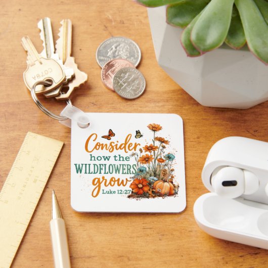 Luke 12:27  キーホルダー (デスク)