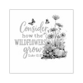 Luke 12:27  ラバースタンプ (インプリント)