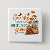 Luke 12:27 缶バッジ (正面)