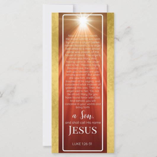 Luke 1:26-31ブックマーク (正面)