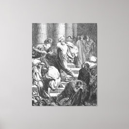 Luke 22 An Angel Appears to Jesus in the Garden キャンバスプリント