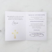 Luke 24:6 Christian Reflection Card シーズンカード (内部)