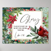 Luke 2:14, Glory to God in the Highest, Christmas ポスター (正面)