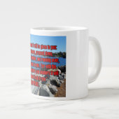Luke 6:38 WEBU Mug ジャンボコーヒーマグカップ (正面右)