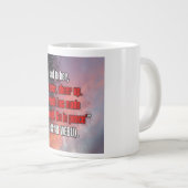 Luke 8:48 WEBU Mug ジャンボコーヒーマグカップ (正面右)