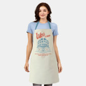 Luke’s Diner Stars Hollow Design エプロン (着用した状態)
