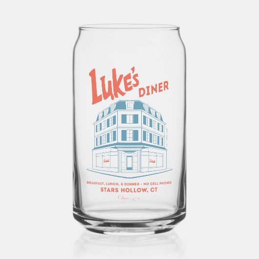 Luke’s Diner Stars Hollow Design ガラス缶 (正面)
