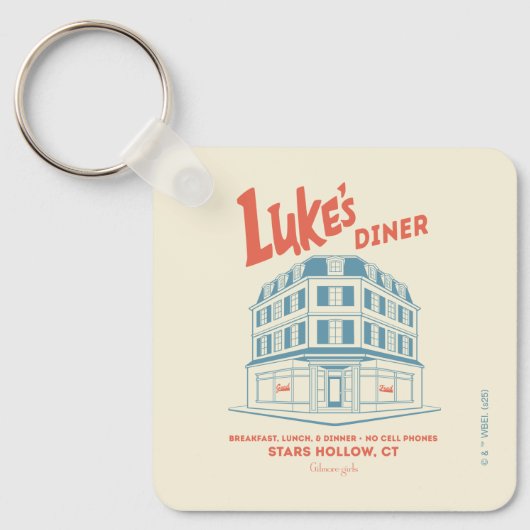 Luke’s Diner Stars Hollow Design キーホルダー (正面)