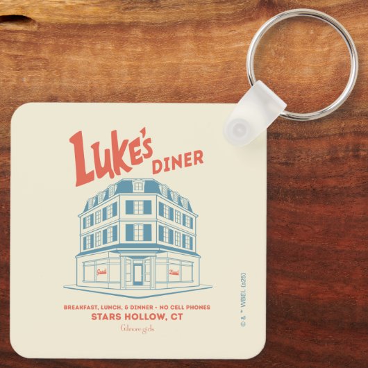 Luke’s Diner Stars Hollow Design キーホルダー (裏面)