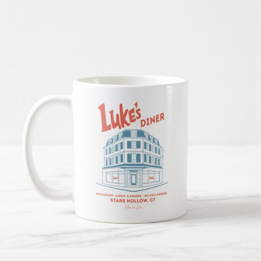 Luke’s Diner Stars Hollow Design コーヒーマグカップ (左)