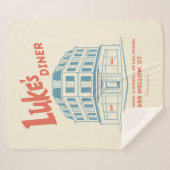 Luke’s Diner Stars Hollow Design シェルパブランケット (正面(横))