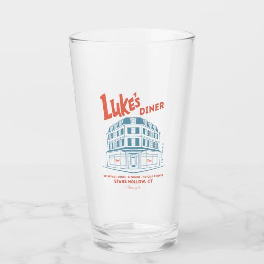 Luke’s Diner Stars Hollow Design タンブラーグラス (正面)