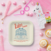 Luke’s Diner Stars Hollow Design ペーパープレート (パーティー)