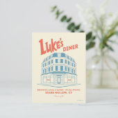 Luke’s Diner Stars Hollow Design ポストカード (スタンド正面)