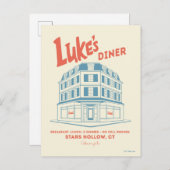 Luke’s Diner Stars Hollow Design ポストカード (正面/裏面)