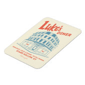 Luke’s Diner Stars Hollow Design マグネット (左側)