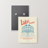 Luke’s Diner Stars Hollow Design 缶バッジ (正面/裏面)