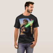 Luke Skywalker – Return of the Jedi Green Saber Tシャツ (正面フル)