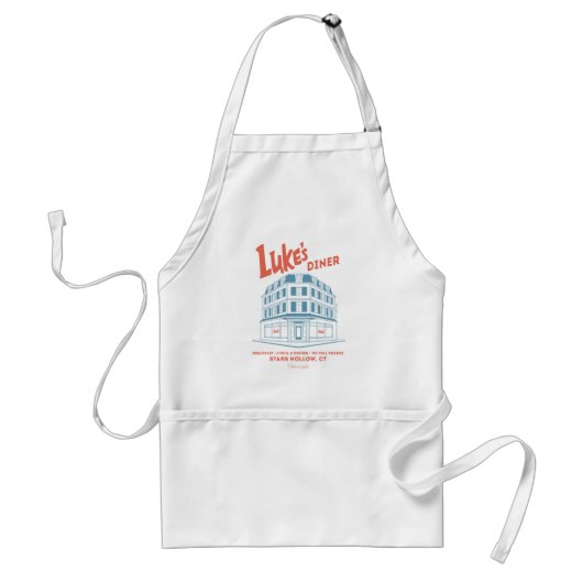 Luke's Diner Stars Hollowデザイン スタンダードエプロン (正面)