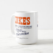 Lukes Saloon and Restaurant, Westmont, IL コーヒーマグカップ (正面左)