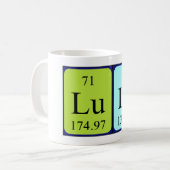 LULA定期テーブル名MUG コーヒーマグカップ (正面左)