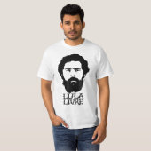 Lula Ex Presidente Free Brazil Politics Lula Livre Tシャツ (正面フル)