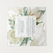 Lulav Shaking'賛美s in Hebrew - Sukkah Decor タペストリー (正面(横))