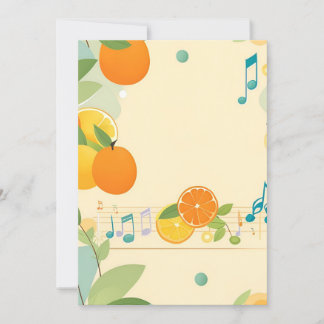 Lullaby in Citrus Groveベビーシャワー招待状 招待状